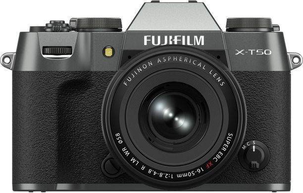 Цифр. фотокамера Fujifilm X-T50 + XF16-50mmF2.8-4.8 R LM WR Kit Charcoal silver (16828650) [107614]