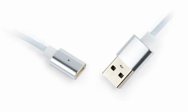 Кабель Cablexpert USB - Lightning + micro USB + USB Type-C (M/M), 1 м, сріблястий (CC-USB2-AMLM31-1M) [603650]