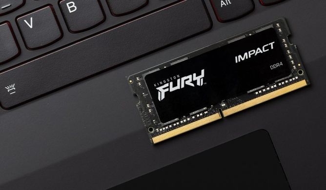 Пам'ять ноутбука Kingston DDR4 16GB 3200 FURY Impact (KF432S20IB/16)