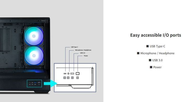 Корпус Zalman P30 Black V2 без БЖ (P30BLACKV2) [608827]