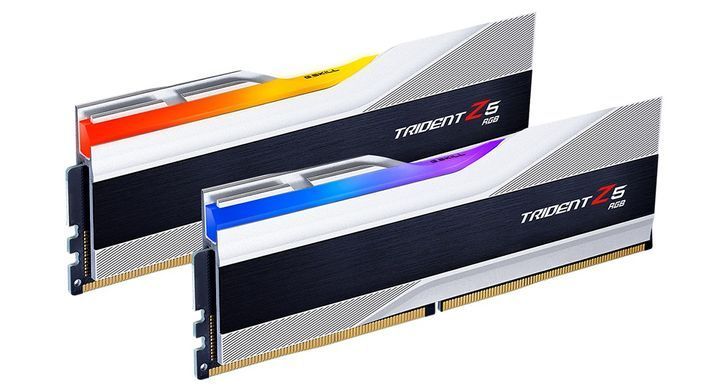 Модуль пам`ятi DDR5 2x16GB/6000 G.Skill Trident Z5 RGB Silver (F5-6000J3636F16GX2-TZ5RS) [606181]
