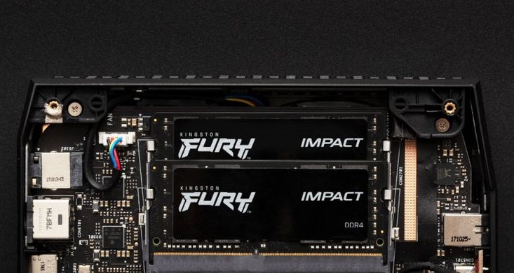 Пам'ять ноутбука Kingston DDR4 16GB 3200 FURY Impact (KF432S20IB/16)