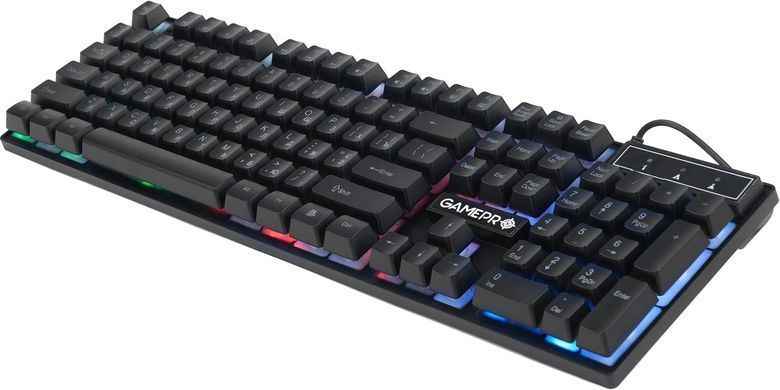 Клавіатура GamePro RGB Black (GK296) [606041]
