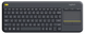 Клавіатура Logitech Wireless Touch K400 Plus, US, Black (920-007145) [200699], фото 1