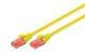 Патч-корд DIGITUS CAT 6 UTP, 0.5м, AWG 26/7, Cu, LSZH, жовтий (DK-1617-005/Y) [109822], фото 1