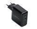 Мережевий зарядний пристрій REAL-EL CH-350 QC3.0 (2USB, 3A) Black (EL123160017) [603162], фото 4