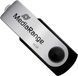 Флеш-накопичувач USB2.0 32GB MediaRange Black/Silver (MR911) [607306], фото 2