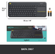 Клавіатура Logitech Wireless Touch K400 Plus, US, Black (920-007145) [200699], фото 6