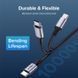 Кабель UGREEN US261 USB-C to USB-C PD Fast Charging Cable 3A Max Gray Black 1m (UGR-50150) [806663], фото 6