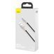 Кабель Baseus Cafule Series Metal Data Cable USB to IP 2.4A 2m Black (CALJK-B01) [803720], фото 2
