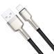 Кабель Baseus Cafule Series Metal Data Cable USB to IP 2.4A 2m Black (CALJK-B01) [803720], фото 3