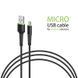 Кабель Intaleo CBFLEXM3 USB - micro USB (M/M), 3 м, Black (1283126487491) [603740], фото 1