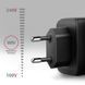 Мережевий зарядний пристрій AXAGON, QC3.0,4.0/AFC/FCP/PPS/Apple + PD type-C, 45W, Чорний (ACU-PQ45) [502998], фото 10