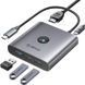 USB-хаб Orico FAX3-5P-GY-EP USB Type-C 3-в-1 Grey (CA914227) [605167], фото 3