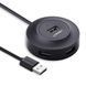 Хаб USB 2.0 -> 4xUSB 2.0 1м passive, Black CR106 Ugreen (20277) [404067], фото 1