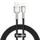 Кабель Baseus Cafule Series Metal Data Cable USB to IP 2.4A 2m Black (CALJK-B01) [803720], фото 4