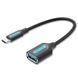 Кабель Vention USB 3.1 Type-C - OTG USB3.0 AF, 0.15 m, Black (CCVBB) [609347], фото 1