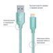 Кабель ColorWay USB - Lightning (M/M), 1 м, Mint (CW-CBUL004-MT) [603639], фото 2