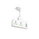 Мережевий подовжувач HOCO AC11A Voyage 2-position expansion socket(1C3A) (8.5 cm) White (6942007607063) [805476], фото 1