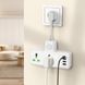 Мережевий подовжувач HOCO AC11A Voyage 2-position expansion socket(1C3A) (8.5 cm) White (6942007607063) [805476], фото 6