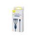 Кабель Baseus Flash Series Ⅱ One-for-three Fast Charging Data Cable USB to M+L+C 66W 1.2m Blue (CASS040003) [802635], фото 2