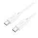 Кабель Hoco X88 Gratified 60W USB Type-C - USB Type-C (M/M), 1 м, White (6931474783370) [604323], фото 1
