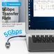 Кабель Vention USB 3.1 Type-C - OTG USB3.0 AF, 0.15 m, Black (CCVBB) [609347], фото 4
