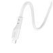 Кабель HOCO X97 Crystal color silicone charging data cable iP white (6931474799791) [805444], фото 4