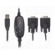 Кабель Viewcon USB - 2хCOM (M/M), 9+25pin, 1.4 м, Black (VE591) [604094], фото 3