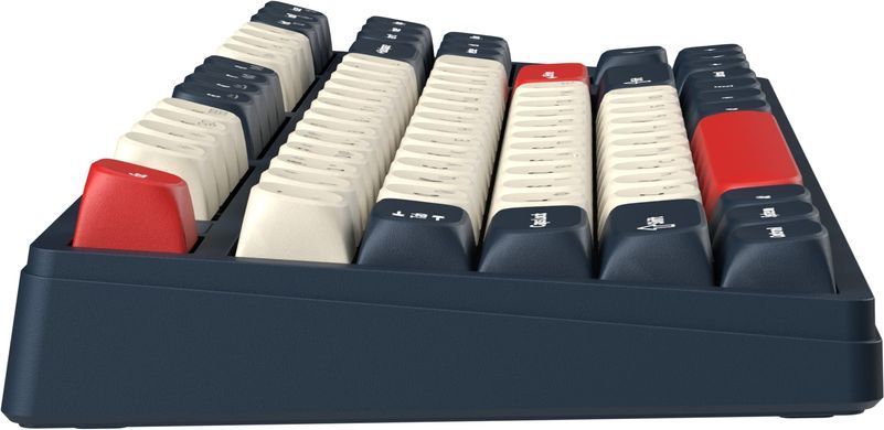 Клавіатура бездротова GamePro Asgard Ragnar Keychron Super Red Switch Blue (MK285BL) [616003]