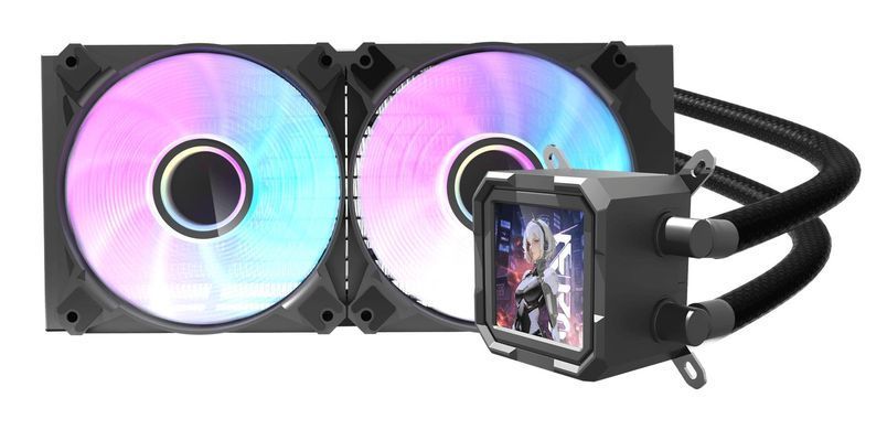 Система охолодження для комп&rsquo;ютерного процесора DARK FLASH DV240S чорний (DV240S BLACK) [503238]
