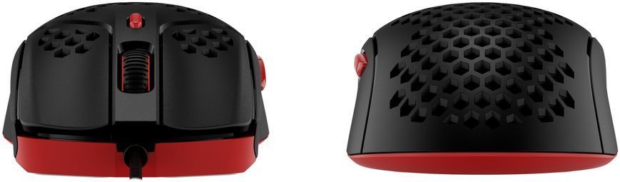 Миша HyperX Pulsefire Haste, RGB, USB-A, чорно-червоний (4P5E3AA) [14021]