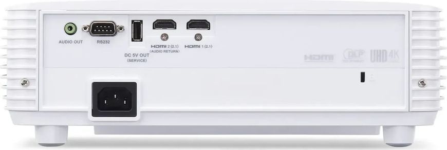 Проєктор домашнього кінотеатру Acer Vero HL6820G UHD, 4000 lm, LASER, 1.127-1.465 (MR.JYN11.005) [114110]
