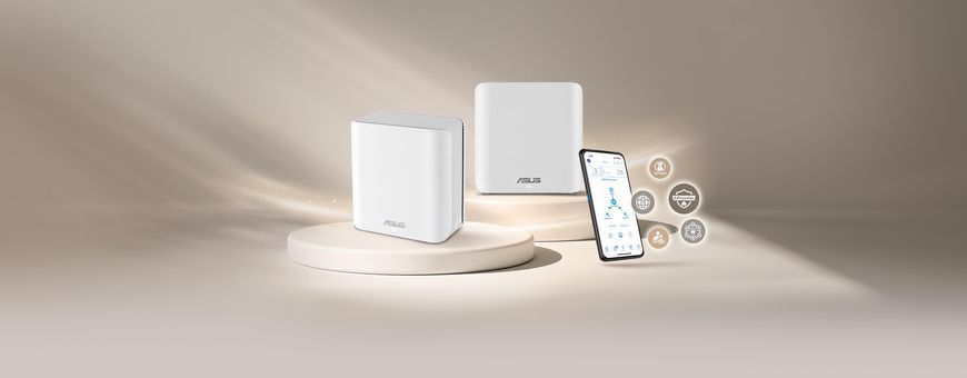 Система WiFi-Mesh ASUS ZenWiFi BD4 BE3600, 2x2,5GE WAN/LAN, 3мод, білий (90IG0960-MO3C40) [104721]