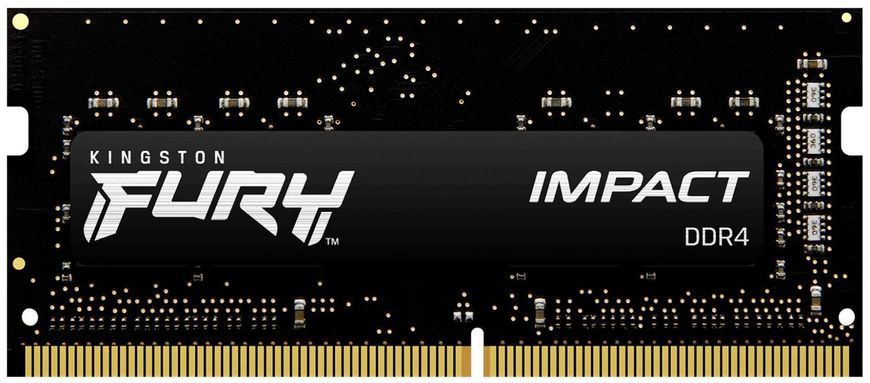 Пам'ять ноутбука Kingston DDR4 16GB 3200 FURY Impact (KF432S20IB/16)