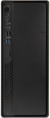Корпус Chieftec UNI mATX, БЖ 300W, SLIM FF, USB Type C, CardReader (BS-10B-300) [402929]