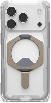 Чохол UAG для iPhone 17 Pro, Plasma XTE MagSafe, Clear/Titanium (114527114G36) [112696]