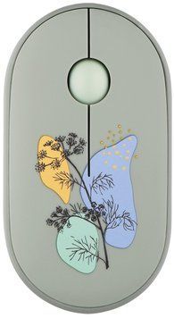 Миша 2E MF300 FLORA:DILL Silent WL BT, зелений (2E-MF300WFLORAGN) [104088]