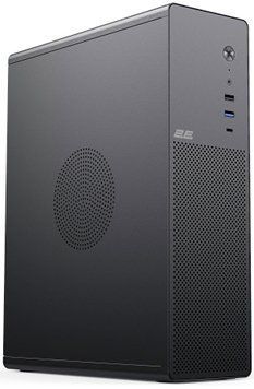 Корпус 2E Credo Slim V90B-400 з БЖ 2E TFX400, 1xUSB3.0, 1х USB 2.0, 1xUSB Type-C, 2x90мм, VGA 220мм, mATX, чорний (2E-V90B-400) [111683]