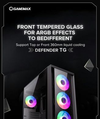 Корпус для ПК GAMEMAX (Defender TG) [303335]
