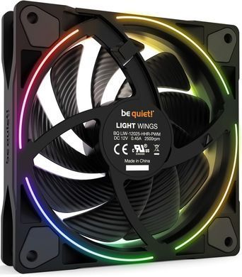 Вентилятор be quiet! Light Wings 120mm PWM High-Speed 3-Pack Black (BL077) [620186]