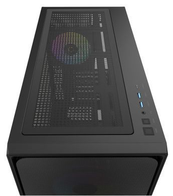 Корпус для комп'ютера ATX W/O PSU DELTA C70 BK ARGB OCYPUS (DELTA-C70-BKG400XX-GL) [503591]