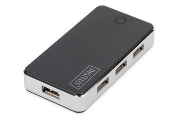 Хаб DIGITUS USB-A > 7хUSB-А, активний (DA-70222) [109955]