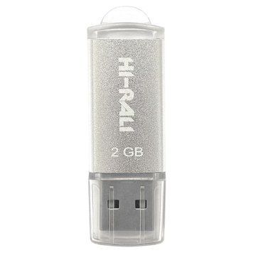 Флеш-накопичувач USB 2GB Hi-Rali Rocket Series Silver (HI-2GBRKTSL) [607226]