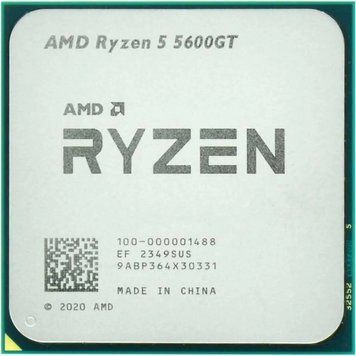 Процесор AMD Ryzen 5 6C/12T 5600GT (3.6/4.6GHz Boost,19MB,65W,AM4,Radeon Graphics) Tray (100-000001488) [406009]