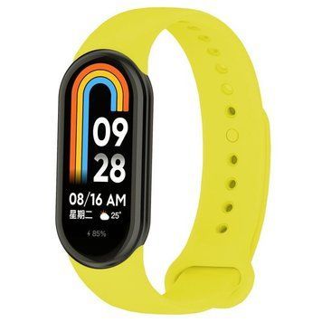 Силіконовий ремінець BeCover для Xiaomi Mi Smart Band 8 Yellow (709399) [604923]
