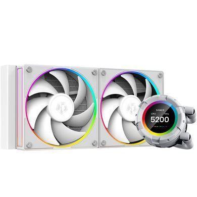Система водяного охолодження ID-Cooling Space LCD (SL240 WHITE) [608951]