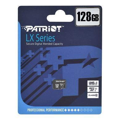 Карта пам'яті microSDXC (UHS-1) Patriot LX Series 128Gb class 10 (PSF128GMDC10) [802863]
