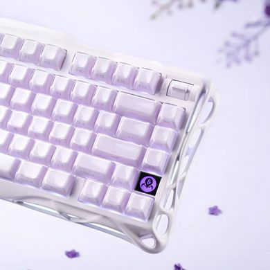Клавіатура механічна GravaStar Mercury K1 80keys, GravaStar x Kailh Cheery Pink, EN, BT/WL/USB, Lavender Purple (GSK1_PL) [114424]