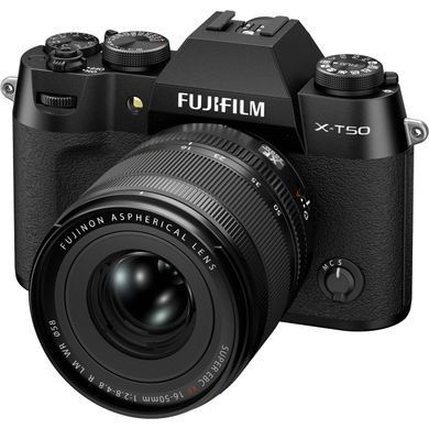 Цифр. фотокамера Fujifilm X-T50 + XF16-50mmF2.8-4.8 R LM WR Kit Black (16828478) [107615]